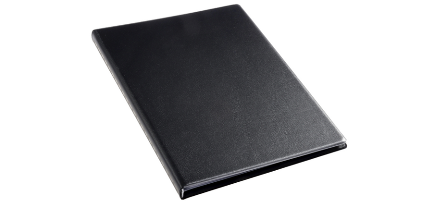 Presentation album Rillstab A5 1 ring 30 pockets black