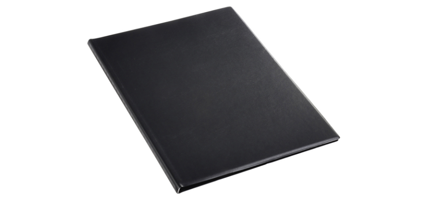 Rillstab Presentation Album A4 1 spine 20 pockets black