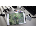 Rillstab A4 Presentation Album 6 Rings 60 Pockets Black