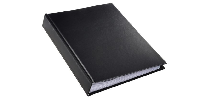 Album de présentation Rillstab A4 10 can 100 pochettes noir