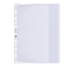 Pochette Oxford 71443 11 perforations PP 0.09mm grainée à rabat 10 pièces