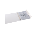 Pochette Oxford 71443 11 perforations PP 0.09mm grainée à rabat 10 pièces