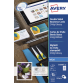 AVERY cartes de visite Quick and Clean, brillant, 200 cartes, 250 g m²