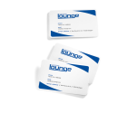 Sigel business cards 85x55mm plain 225g rounded corners white 100 pieces