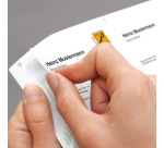 Cartes de visite Sigel 85x55mm 225g bords lisses blanc 100 pièces