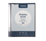 Chemise de présentation Europel Frontview A4 10 pochettes anthracite