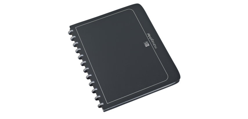 Oxford Vario-Zipp A4 Presentation Binder 25 Pockets Anthracite