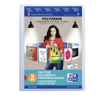 Album de présentation Oxford Polyvision A4 20 pochettes PP transparent