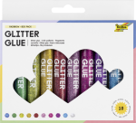 Glitterlijm Folia 9.5ml 10 kleuren
