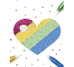 Glitterlijm Folia 9.5ml 10 kleuren