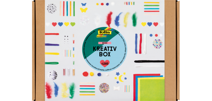 Boîte loisirs créatifs plus de 1300 articles assorti