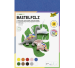 Folia Felt 20x30cm 150g assorted colors 10 sheets