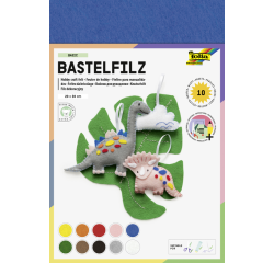 Vilt Folia 20x30cm 150gr 10 vel assorti kleuren