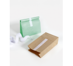 Ruban auto-agrippant Folia 20mmx20m blanc 2 rouleaux