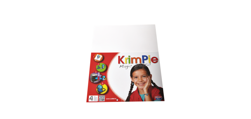 Feuille Collall Magic plastique blanc set 4 feuilles