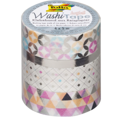 En_folia ruban washi argent 4x