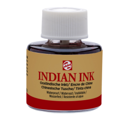 Oost-Indische inkt Talens zwart 11ml