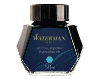 Encre pour Stylo Plume Waterman 50ml bleu pacifique