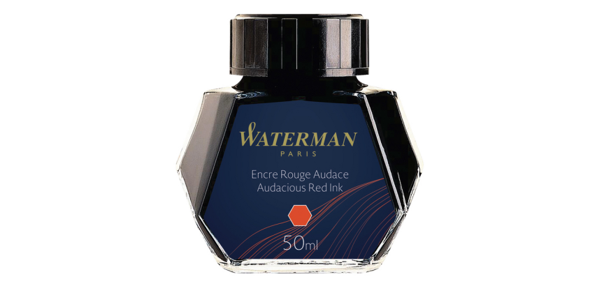 Encre pour stylo plume Waterman 50ml rouge