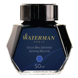 Encre pour Stylo Plume Waterman 50ml bleu sérénité