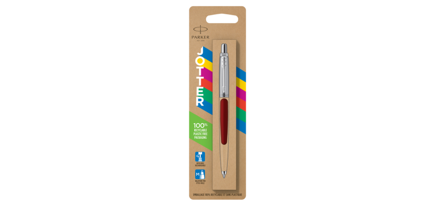 Stylo bille Parker Jotter Original Red CT Medium blister