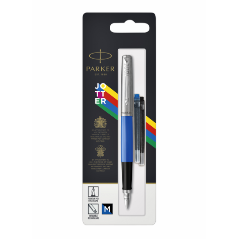 Stylo Plume Parker Jotter Original CT M bleu blister