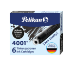 Inktpatroon Pelikan 4001 zwart 6 stuks