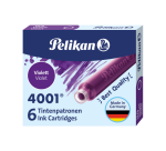 Pelikan 4001 Tintenpatronen Violett 6 Stück