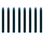 Cartouche d'encre Waterman n° 23 Longue bleu/noir boîte 8 pièces