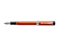 Stylo plume Parker Duofold Classic Vintage Big Red Lacquer 18K CT Medium