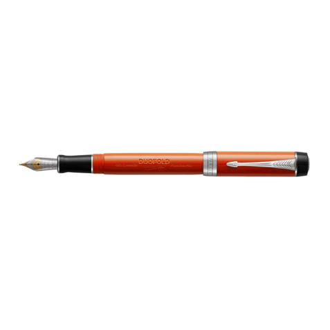 Stylo plume Parker Duofold Classic Vintage Big Red Lacquer 18K CT Medium