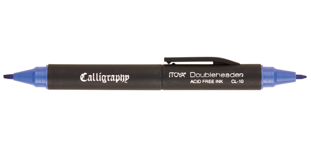 Kalligrafiepen Itoya CL-10 1.5 èn 3.0mm blauw