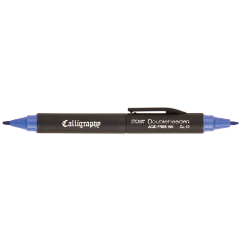 Kalligrafiepen Itoya CL-10 1.5 èn 3.0mm blauw