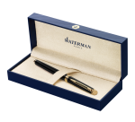 Stylo plume Waterman Hémisphère Noir Mat GT Fin