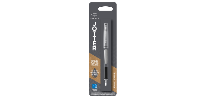 Stylo plume Parker Jotter Stainless Steel CT Medium