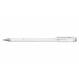 Pentel Gel Pen K108-P Fine Pastel White