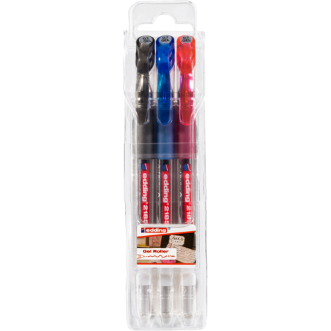 Gelschrijver edding 2185 medium assorti set à 3 stuks
