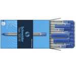 Stylo bille Schneider Tops 505 Medium bleu