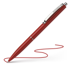 Stylo bille Schneider K15 Medium rouge