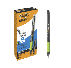 Gelschrijver Bic Gel-ocity illusion medium zwart