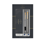 Parker Jotter Stainless Steel GT Medium Ballpoint Pen and Fountain Pen 2 Pieces