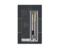 En_juego parker duo jotter acero gt boligrafo + pluma