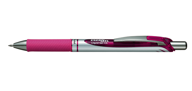 Roller gel Pentel BL77 EnerGel Medium rose