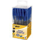 Bic Cristal Kugelschreiber, 50er Pack, mittel, Blau