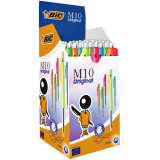 Stylo bille BIC M10 Colors Edition Limitée Medium assorti