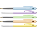 Balpen Bic M10 Colors Pastel Colors medium assorti
