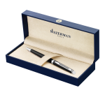 Stylo bille Waterman Hémisphère Noir Laqué CT Medium