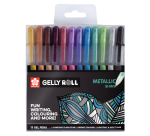 Gelschrijver Sakura Gelly Roll Metallic set à 12 kleuren