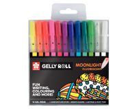 Sakura Gelly Roll Moonlight Fluoreszierend Gelroller Set 12 Farben