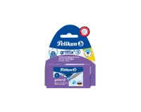 Recharge stylo bille Griffix blister 2x5 pièces bleu